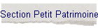 Section Petit Patrimoine